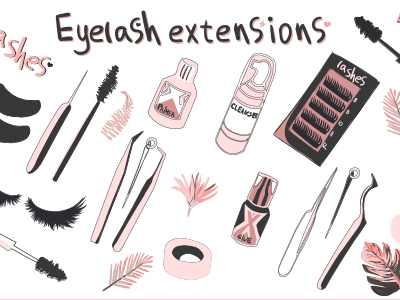 Eyelash extensions - starter kit