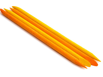 Orange nail sticks. Features