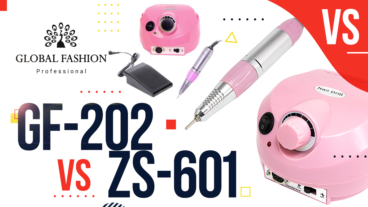 Manicure and pedicure machine ZS-601 and GF-202: similarities and differences